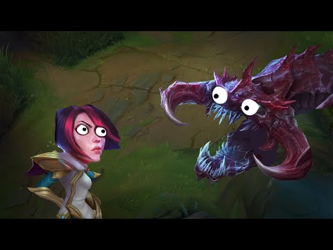 Cho'Gath vs Fiora (feat. Graves digging graves)