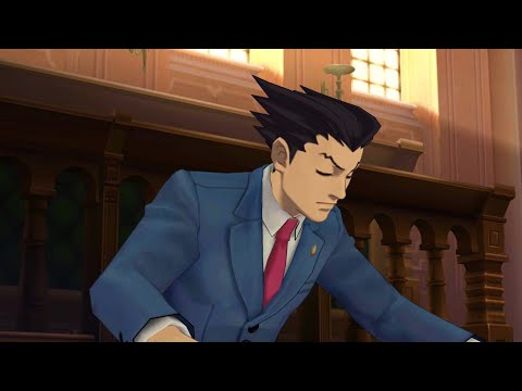Every time the pursuit theme plays in Professor Layton vs. Phoenix Wright: Ace Attorney