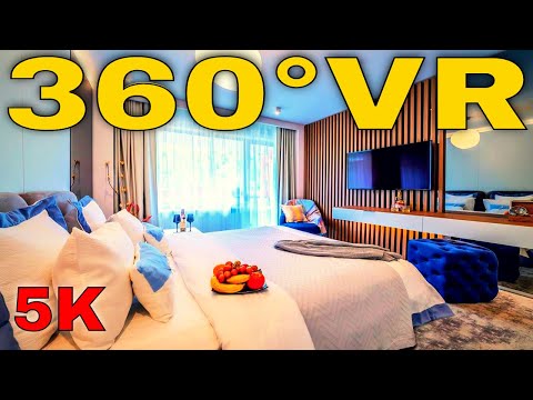 360° VR Hotel Rina Sinaia Accommodation Mountains Prahova Valley Romania 5K 3D Virtual Reality HD 4K