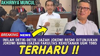 Download lagu INILAH DETIK-DETIK IJAZAH JOKOWI RESMI DITUNJUKAN !! JOKOWI BAWA IJAZAH ASLI FAKULTAS KEHUTANAN UGM mp3