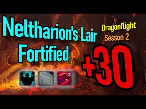 Neltharion's Lair +30 Fortified | Fire Mage POV | Season 2 Dragonflight