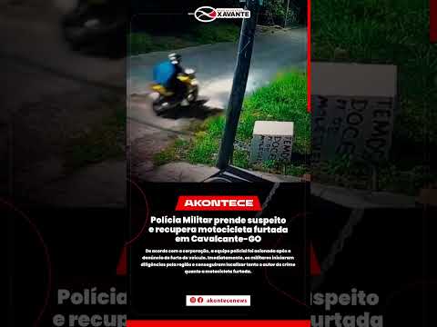 Polícia Militar prende suspeito e recupera motocicleta furtada em Cavalcante-GO