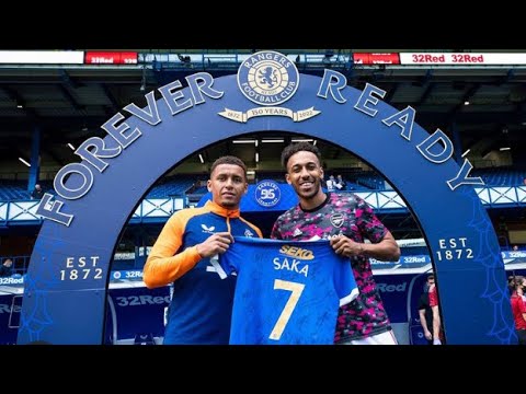 Rangers vs Arsenal match highlights | Rangers 2-2 Arsenal friendly match 3