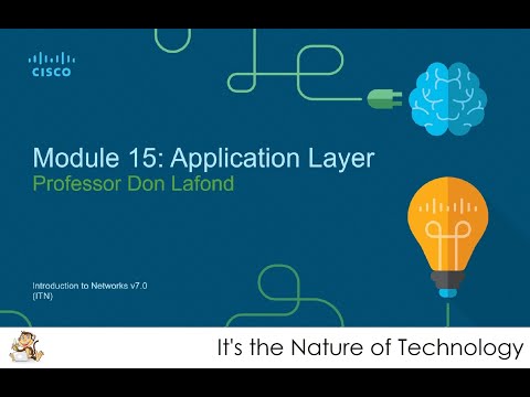 NetAcad ITN Module 15 - Application Layer PowerPoint Presentation