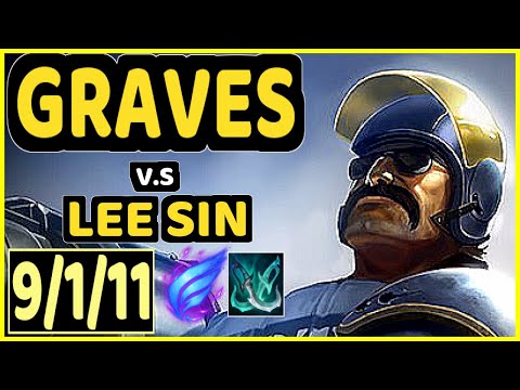 MAXLORE (GRAVES) vs LEE SIN - 9/1/11 KDA JUNGLE GAMEPLAY - EUW Ranked GRANDMASTER