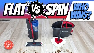 O-Cedar Spin vs Flat Mop - SHOCKING Results!