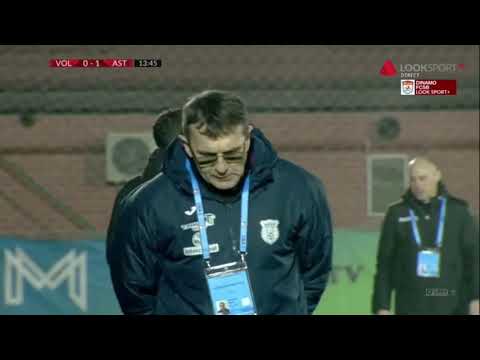 GOOOL! Voluntari - Astra 0-1. Stahl marchează, după o pasă de 40 de metri a lui Budescu