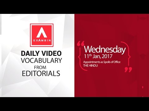 Vocabulary Episode 30 |Expose, Gross, Integrity, Quash, Patronage | THE HINDU Editorial Words