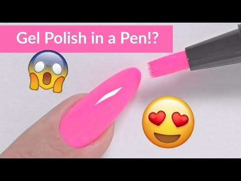 Gel Nail Polish In a Pen!? | Gel Polish Tube