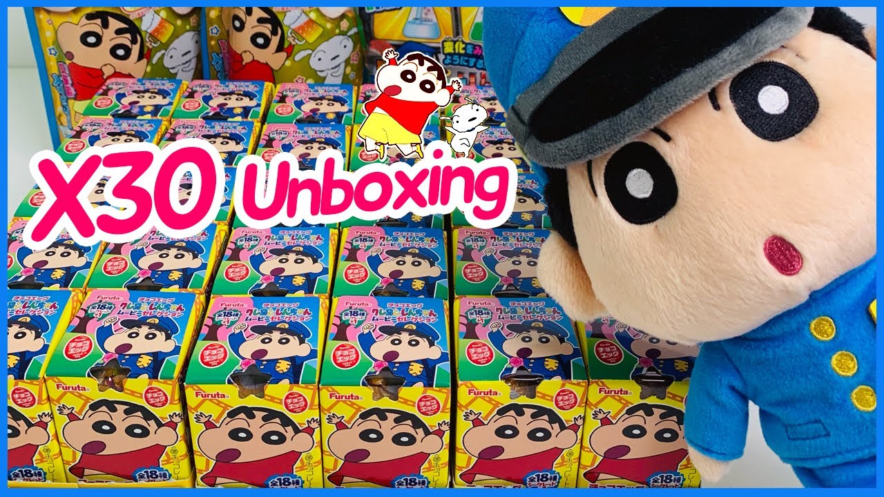 CRAYON SHIN CHAN Random Satisfying 30box Opening | Part2