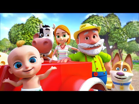 Gjyshi në fshat | Ga Ga Këngë për fëmijë | Farmer in the dell