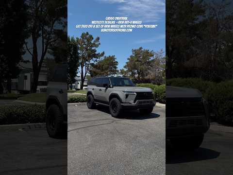 2025 Lexus GX550 Westcott Designs Lift & RRW RR7-V Flow Formed Wheels #88rotorsoffroad