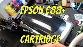 How to reset Epson C88+ ink level & fix ink cartridge not recognized