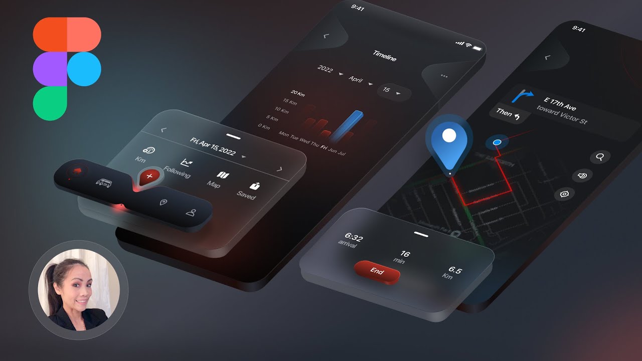 UI Design a Maps app in Figma - Full course