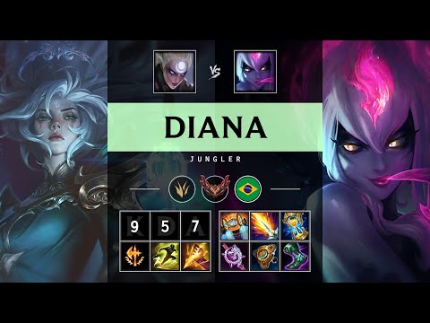 Diana Jungle vs Evelynn - BR Grandmaster Patch 25.11