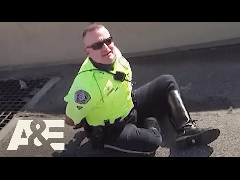 Court Cam: Fake Officer Arrested AGAIN & Mouths Off To Real Police | A&E