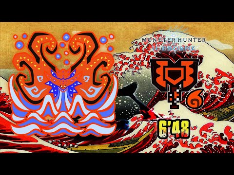 MHWorld Iceborne : Arch Tempered Namielle | 6'48 | Solo Charge Blade