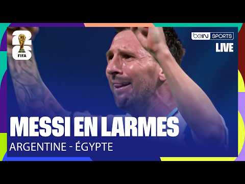 Les LARMES de MESSI après la REMONTADA de l'ARGENTINE !!