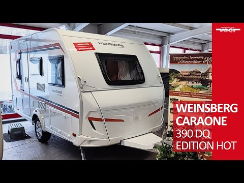 2025er Weinsberg CaraOne 390 QD: Wohnwagen zum günstigen Preis, tolle Ausstattung, EDITION [HOT] 😍