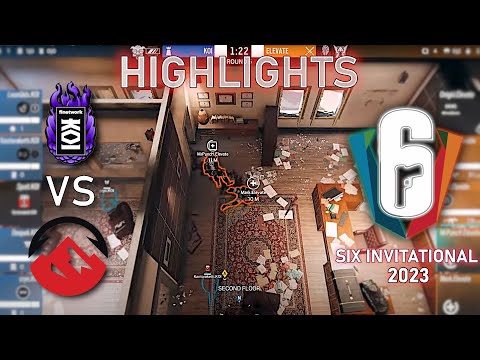 KOI (Rogue) vs Elevate - HIGHLIGHTS - Group Stage - Six Invitational 2023 - R6 Esport
