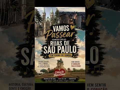 CORAÇÃO PAULISTANO | Um Convite pelas Ruas de São Paulo em Forma de Samba | Vagner Contrucci