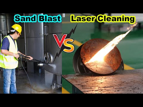 Sandblasting VS Laser cleaning machine