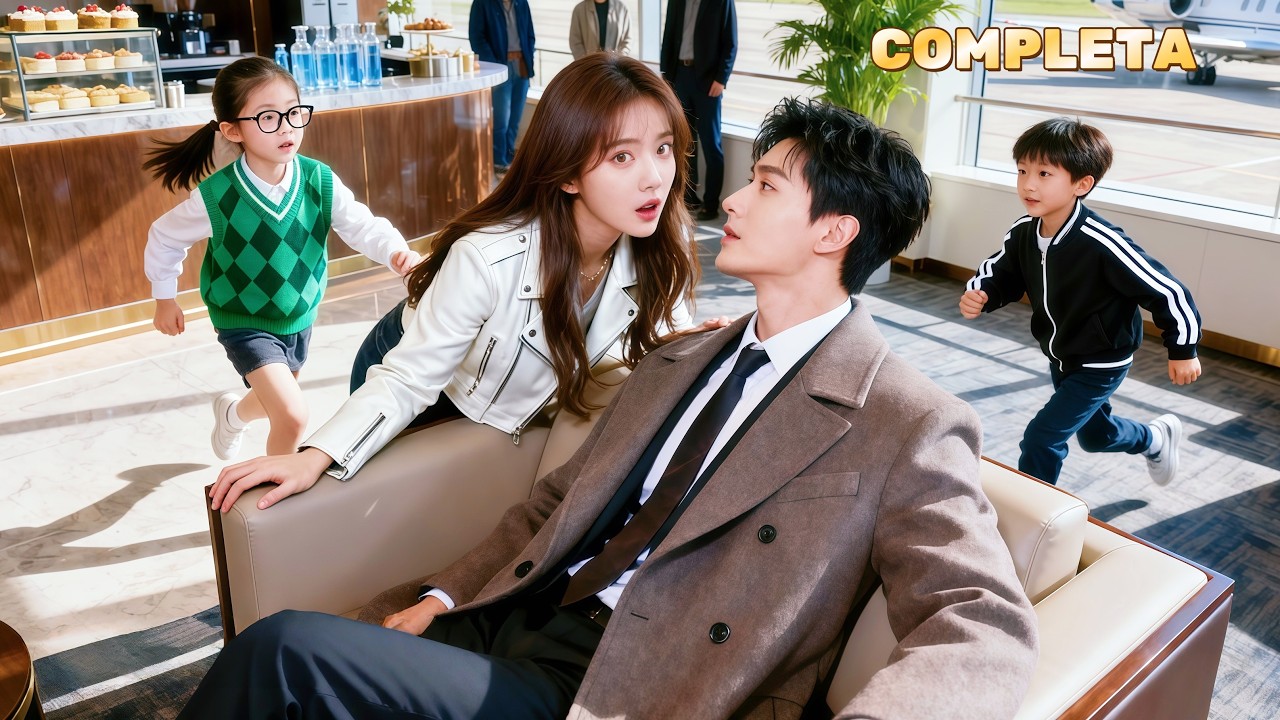 🍑O CEO achava que a garota era só mais uma fã, sem saber que já tem dois filhos com ela!#kdrama