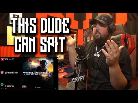 AMERICAN REACTS to British Rap | CRYPT REACTS to Factor 50 - Terminator