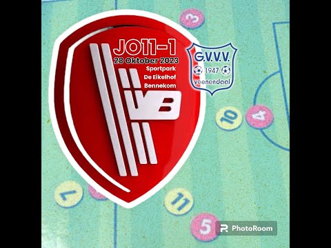 vv Bennekom JO11-1 vs GVVV JO11-1 (28 Oktober 2023)