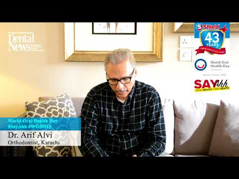Dr. Arif Alvi message to the country on World Oral Health Day 2018
