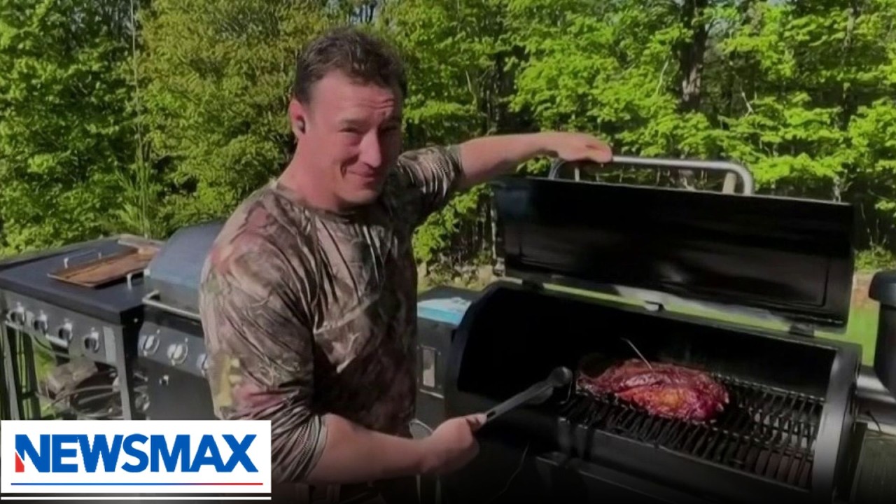 Carl Higbie shows off his ultimate backyard BBQ setup | Wake Up America Weekend