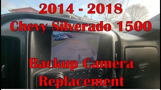 How to replace the backup camera in your 2014 - 2018 Chevy Silverado | Under 20 minutes