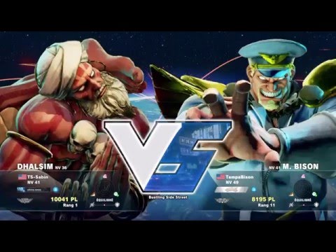 SFV - TampaBison vs TS-Sabin - Online First To 5 ! (M.Bison vs Dhalsim)