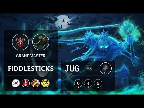 Fiddlesticks Jungle vs Kindred - KR Grandmaster Patch 9.15