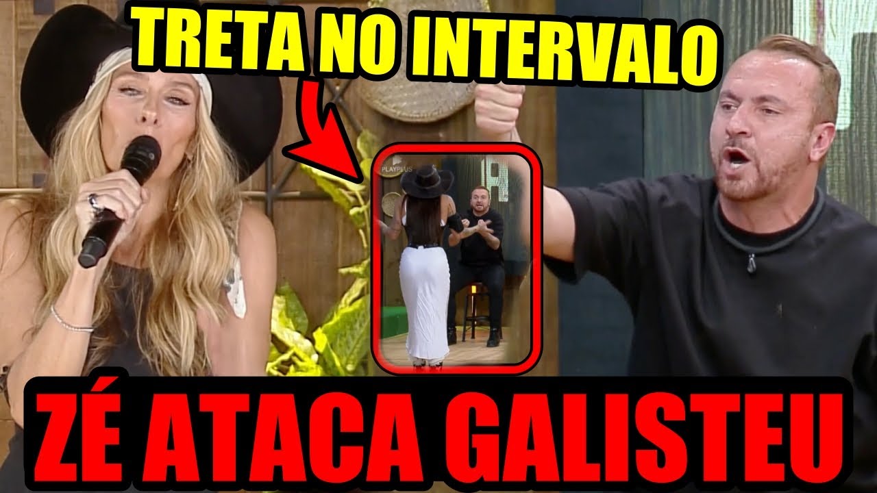 🔴TRETA NO INTERVALO PASSA DO LIMITE, ZÉ LOVE SE EXALTA COM GALISTEU, QUE PERDE CONTROLE DA FAZENDA