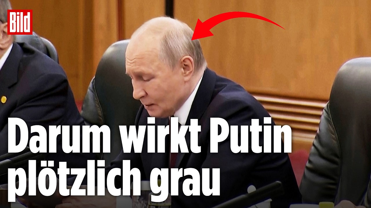 Experten rätseln über Putins auffällige Haare bei China-Besuch