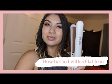 HOW TO CURL WITH A FLAT IRON