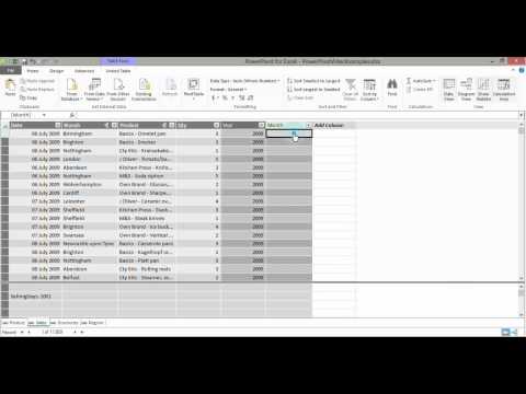 How to Enable the PowerPivot Add in in Excel 2013