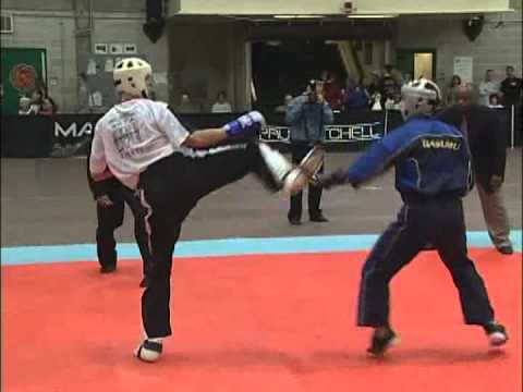 Alex Lane vs Hamed Firouzi 2008 Ocean State Grand Nationals Karate Tournament