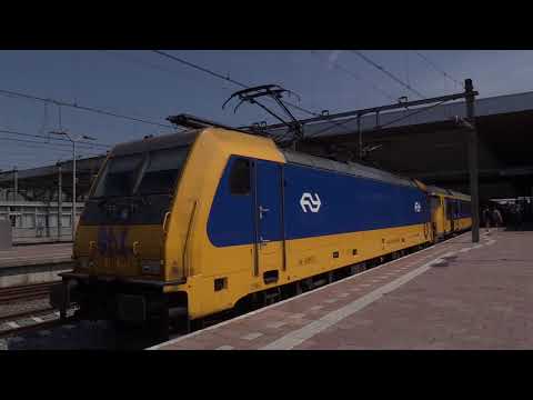 Trains at Rotterdam Centraal Station