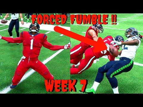 Madden 18 Career Mode MLB Ep 7 - DESTROYED SEAHAWKS OFFENSE AND INJURED RUSSELL WILSON ! !