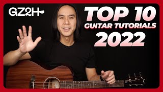 🎸 Top 10 Guitar Tutorials of 2022 - GuitarZero2Hero Countdown