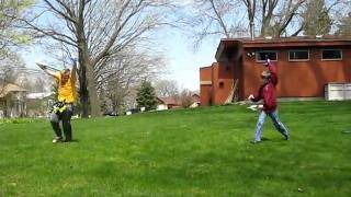 Kids playing Navy Seals