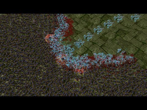 5000 ZERGLINGS vs 300 DARK TEMPLARS - Starcraft 2 MASSIVE BATTLES