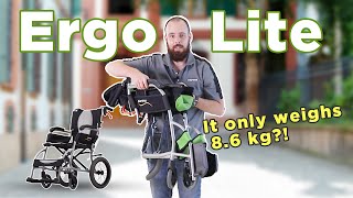 كرسي طبي متحرك Ergo Lite Karma خفيف الوزن S‑Ergo قابل للطي مقاسات