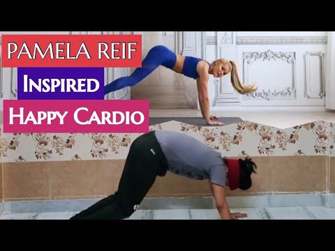 12 MIN ENJOY CARDIO Inspired by PAMELA REIF | Beginner Workout at Home | Vrittika Soni