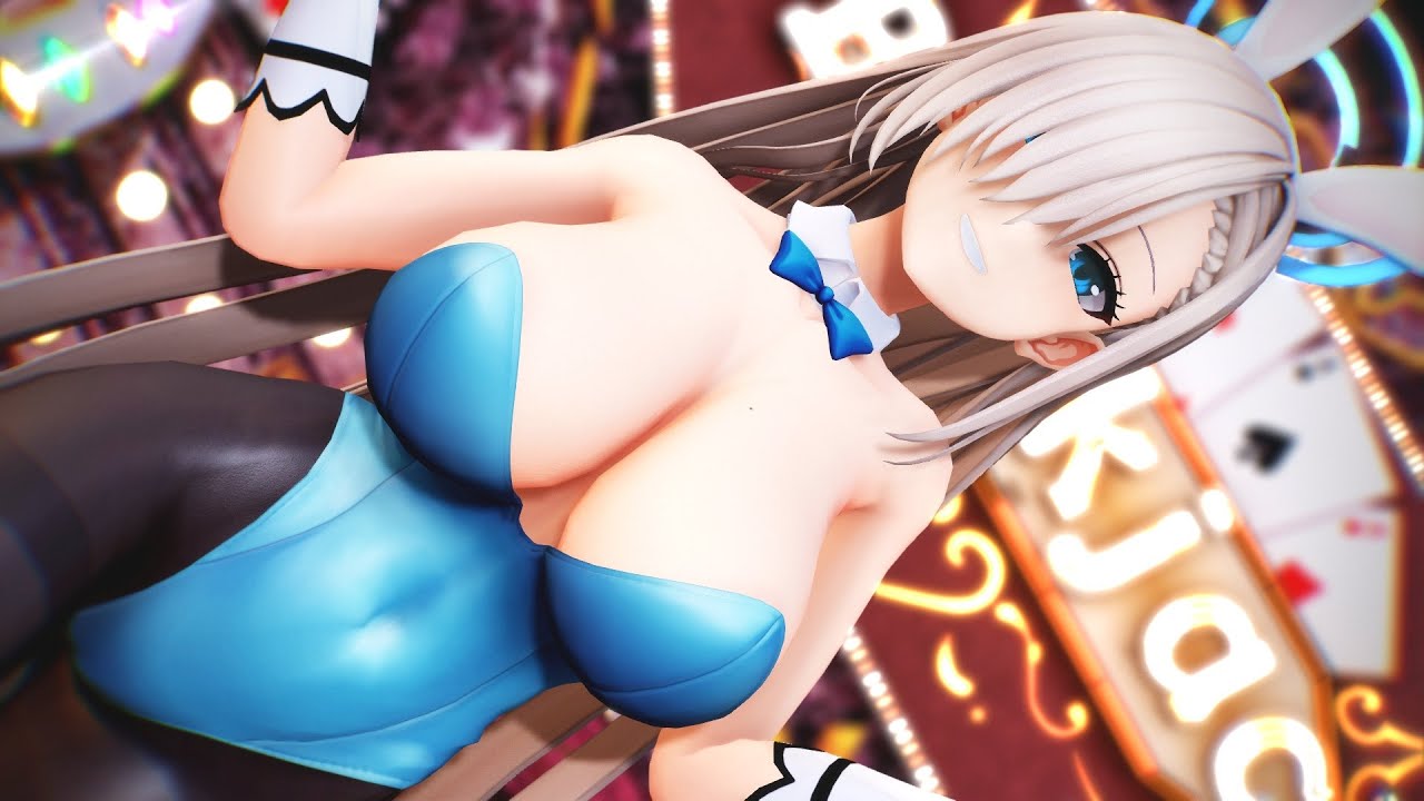 【MMDブルアカ】 LUVORATORRRRRY! 【バニーアスナ】