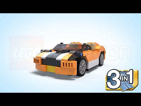 Vidéo LEGO Creator 31017 : La décapotable orange