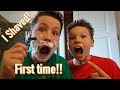 Bryton Shaved For The First Time