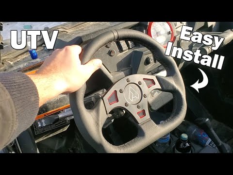 How To Remove Steering Wheel UTV |  RZR Steering Wheel Removal and Install (Assault Industries)
